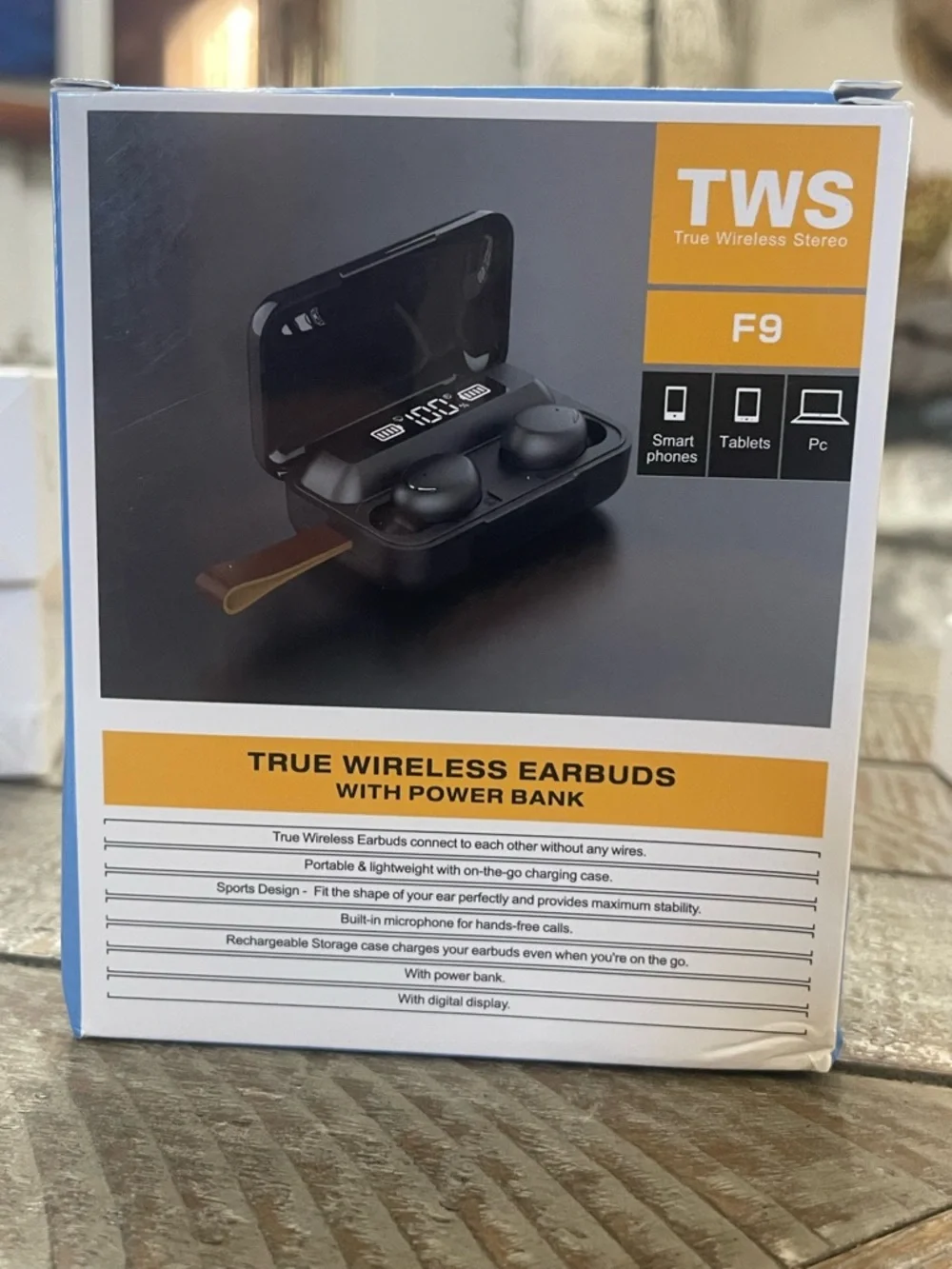 Wireless Earbuds with Charging Case NIB